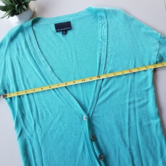 Cynthia Rowley Women's Long Cardigan Sweater, Sz M - Picture 7 of 10